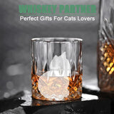 Coole Drinks, originelle Form. 4 Katzen als Eiswürfel