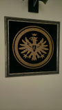 Eintracht Frankfurt exklusives Kristallbild aus 14.000 Kristallen (Handarbeit) – Funkelndes Statement-Design