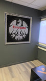80er Adler Eintracht Frankfurt exklusives Kristallbild aus 25.000 Kristallen (Handarbeit) – Funkelndes Statement-Design.