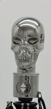 Stylish skull umbrella, automatic. Silver-black or bronze-black 