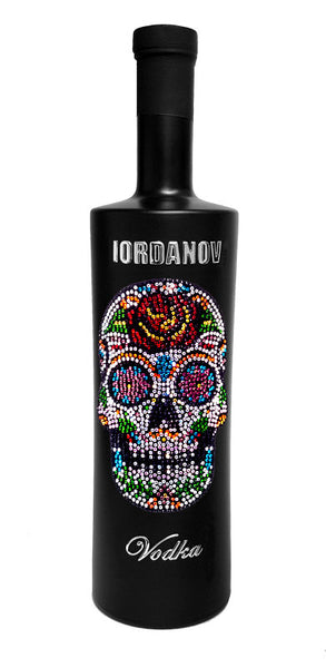 Iordanov Vodka (Black Edition) Skull Edition FLOWERSKULL