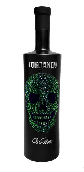 Iordanov Vodka (Black Edition) Skull DUNKELGRÜN