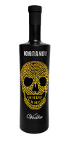 Iordanov Vodka (Black Edition) Skull GOLD