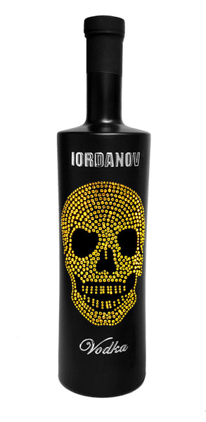 Iordanov Vodka (Black Edition) Skull GOLD