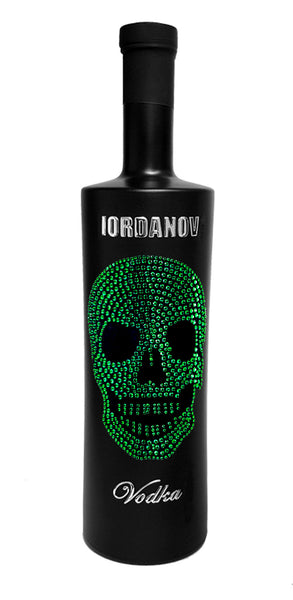 Iordanov Vodka (Black Edition) Skull GRÜN