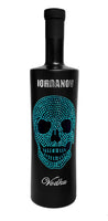 Iordanov Vodka (Black Edition) Skull CARIBBEAN BLUE