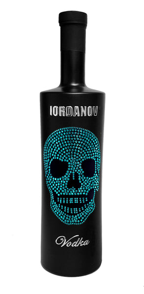 Iordanov Vodka (Black Edition) Skull KARIBIKBLAU