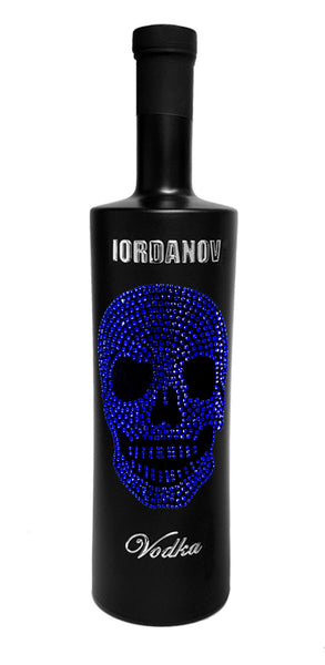 Iordanov Vodka (Black Edition) Skull KOBALTBLAU