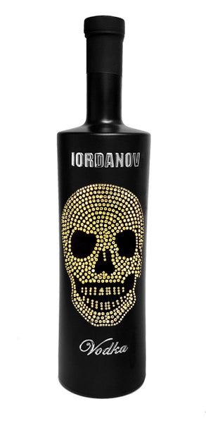 Iordanov Vodka (Black Edition) Skull LIGHTGOLD