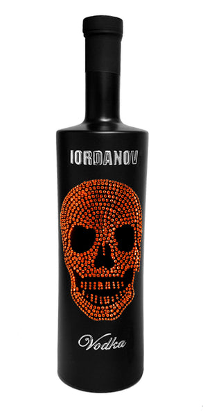 Iordanov Vodka (Black Edition) Skull ORANGE