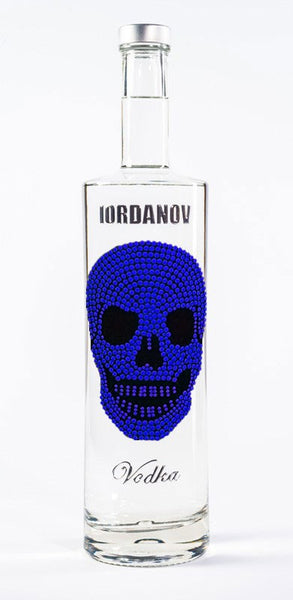 Iordanov Vodka Skull Edition NEON BLAU