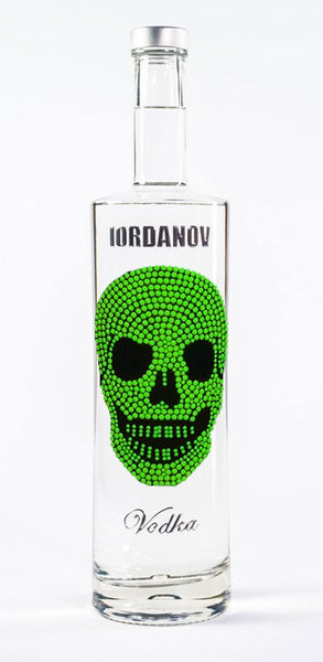 Iordanov Vodka Skull Edition NEON GRÜN